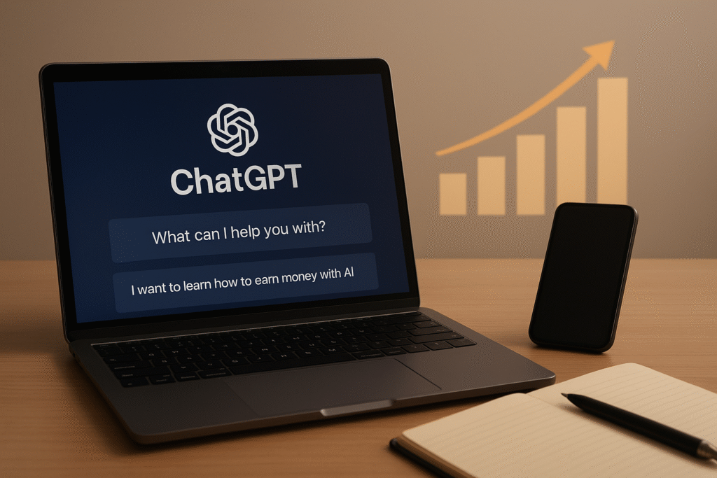 AI के युग में पैसे कमाने के तरीके लैपटॉप और मोबाइल पर AI टूल्स से ऑनलाइन कमाई, AI के युग में 50 हजार महीना कैसे कमाएं