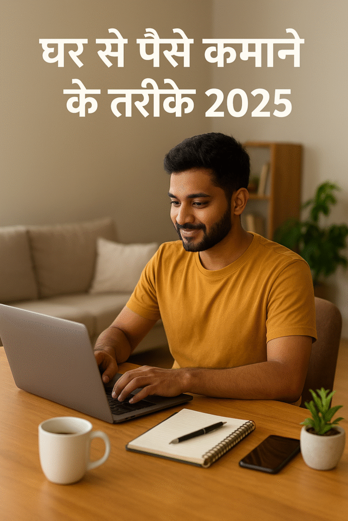 घर से पैसे कमाने के तरीके 2025