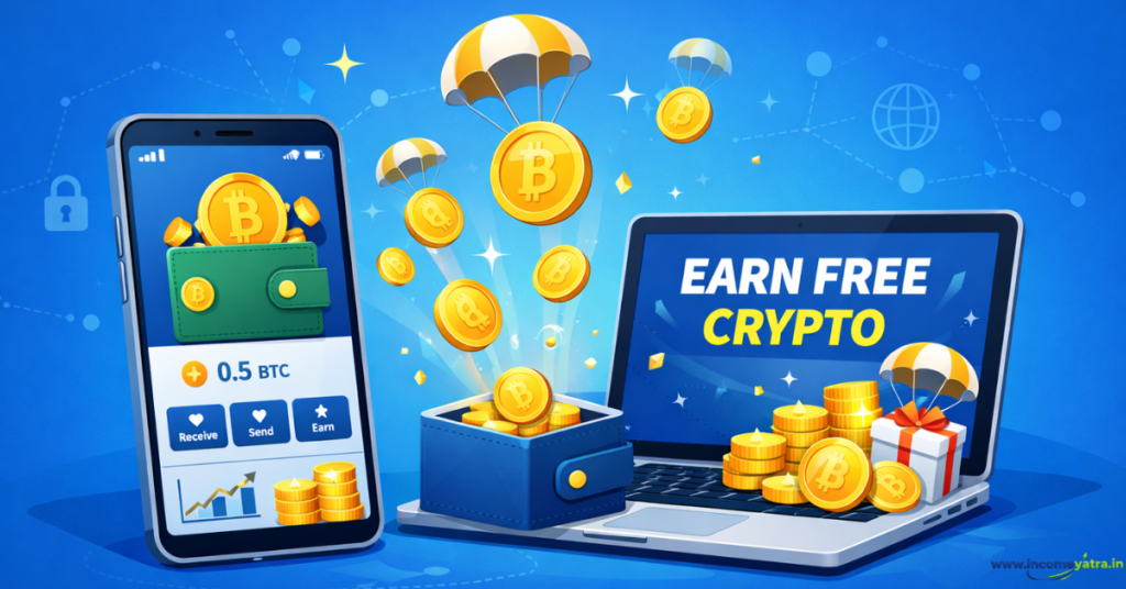 क्या आप फ्री में क्रिप्टो कमाना चाहते हैं