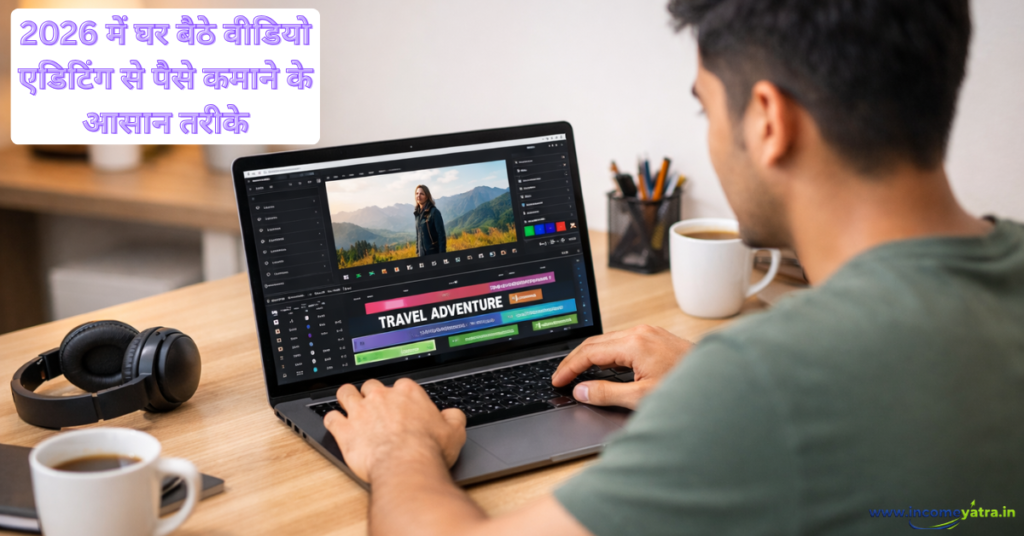 2026 में घर बैठे वीडियो एडिटिंग से पैसे कमाने के आसान तरीके