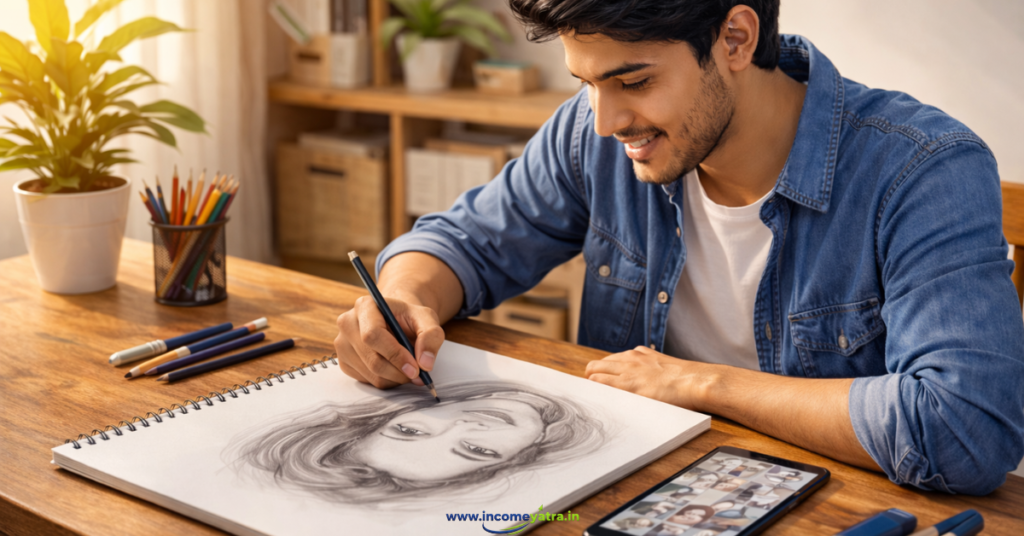 स्केच बनाने के लिए क्या क्या स्किल्स चाहिए