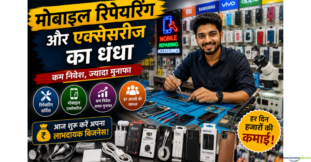 मोबाइल रिपेयरिंग और एक्सेसरीज का धंधा